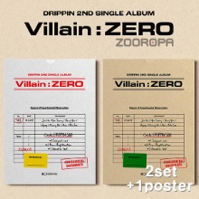 [2종세트/1포스터] DRIPPIN 드리핀 Villain ZERO