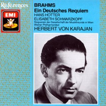[중고CD] Herbert von Karajan / Brahms: Ein Deutsches Requiem 브람스 : 독일 레퀴엠 [수입/7610102]